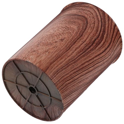Ciieeo Wood Grain Utensil Holder Versatile Kitchen Storage Container for Cutlery Chopsticks Pens Organizer for Countertop Clutter Easy to Clean Kitchen