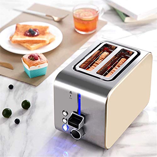 XinC Turm 2-Slice-Toaster, mit 7-Level-Bräunungssteuerung, Abnehmbarer Krümel-Fach, Abtauung und Auftau… – Bild 3