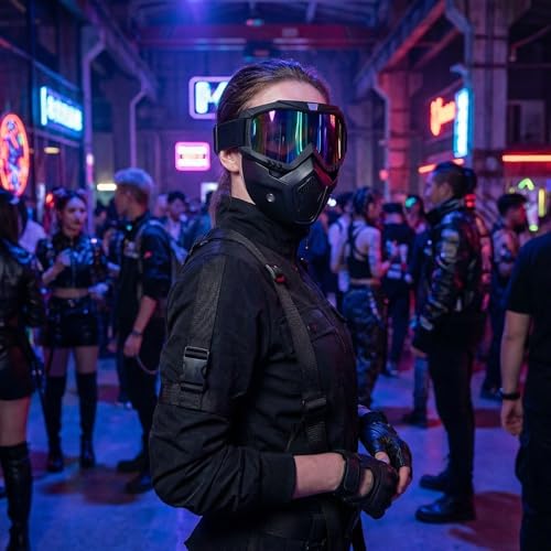 Image of Motorcycle Face Mask Full Face,Dirt Bike Goggles Motocross, ATV, Offroad, Riding Racing Goggles for Men Women