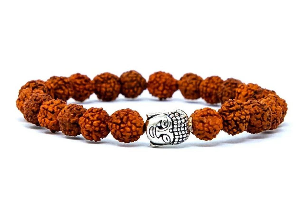 REBUY Rudraksha Bracelet with Buddha Head for Men and Women (B0B45Z5W6F) Amazon Price History, Amazon Price Tracker