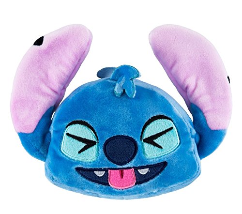 Labios, DVD Disney Emoji Stitch Cojin de 4' Pulgadas Doble faceta de Peluche