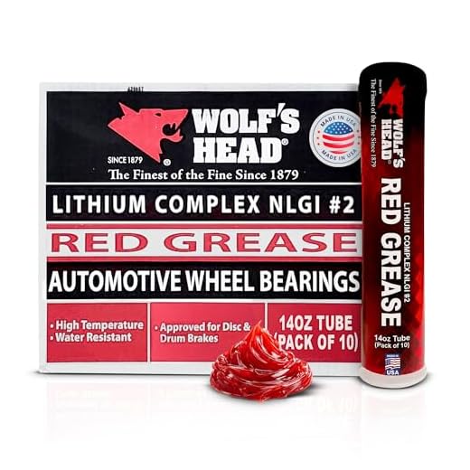 Wolf's Head Red Grease 14 Oz Tube Pack