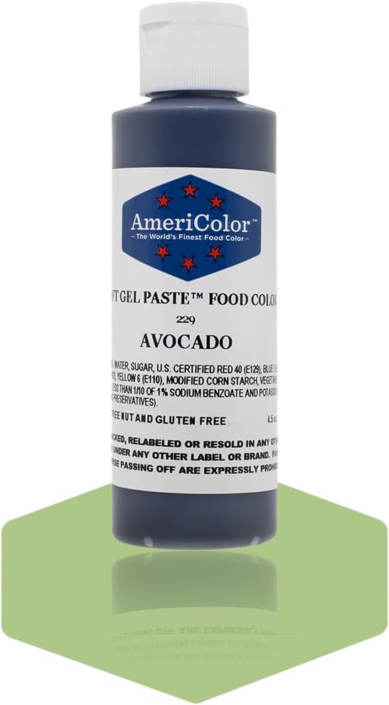 Soft Gel Paste Food Coloring 4.5 oz. - Avocado