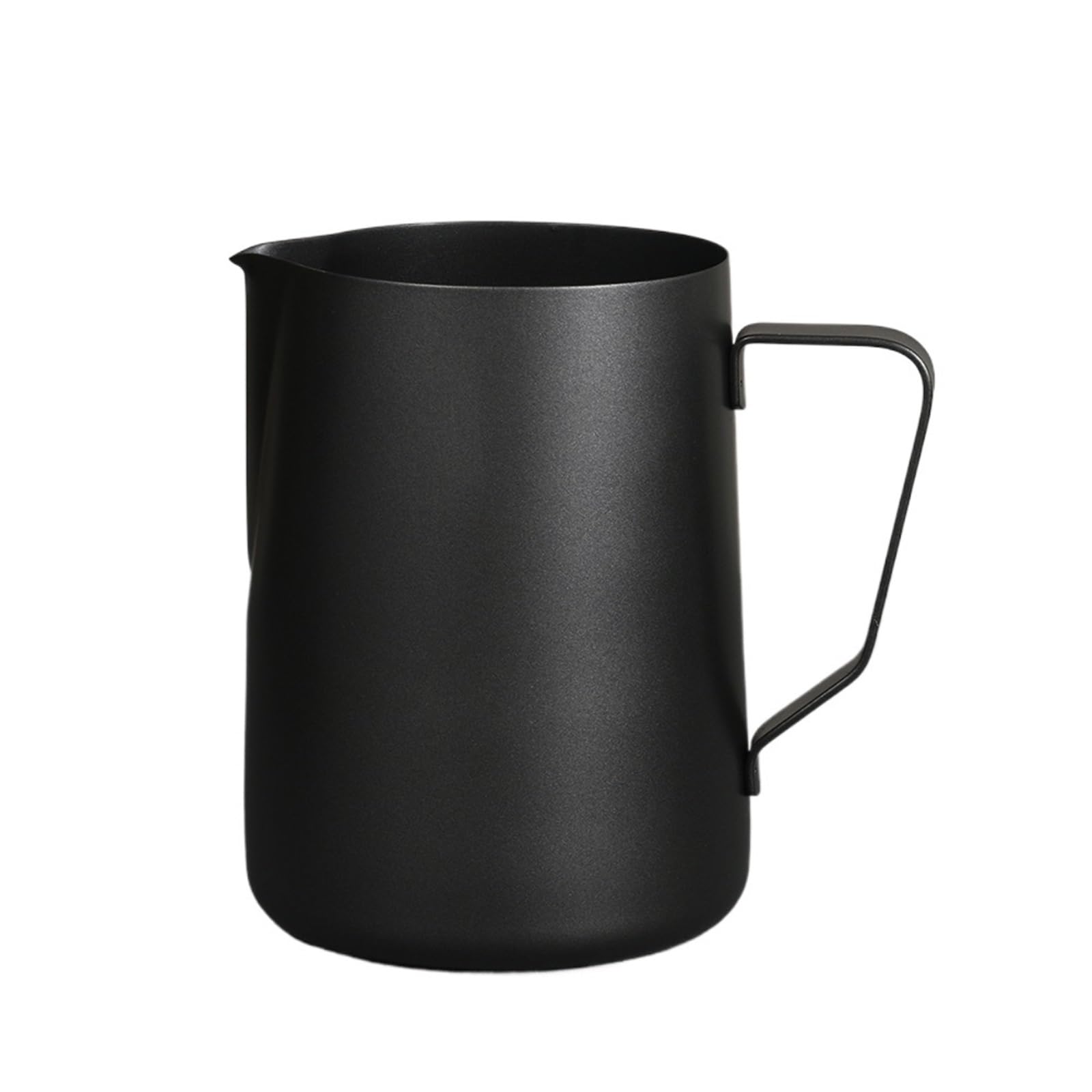 Jarra for espumar leche, 2 uds., jarra de café expreso, artesanal Barista, Latte, acero inoxidable Para café(600ml-black)