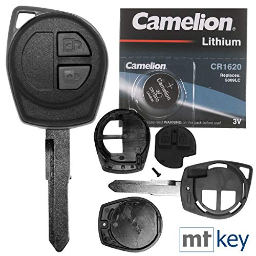 Telecomando radio per da auto 1 custodia + 1 tastiera 1 pezzo fisso HU133R 1 batteria CR1620 compatibile con Opel Suzuki Nissan