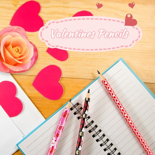 Set de 72 lápices con borrador para San Valentín miniatura 5