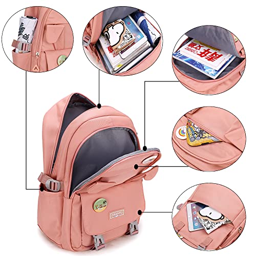 Makukke School Backpack for Women, Laptop Backpack 15.6 Inch College School Bag Anti Theft Travel Daypack Bookbag for Girls,Blue3
