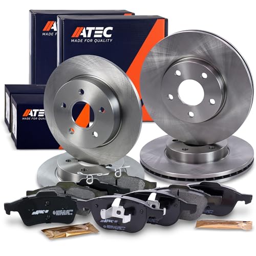 ATEC Germany Bremsenset inkl. Bremsscheiben Vorne Ø 278 mm Belüftet
