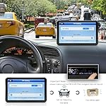 GPS Navigator for Car, Latest 2025 Map, Truck GPS 9 inch Touch Screen, Real Voice Spoken Turn-by-Turn Direction Reminding, Speed and Red Light Warning, Vehicle GPS Satellite Navigation System (Black) - Image 2