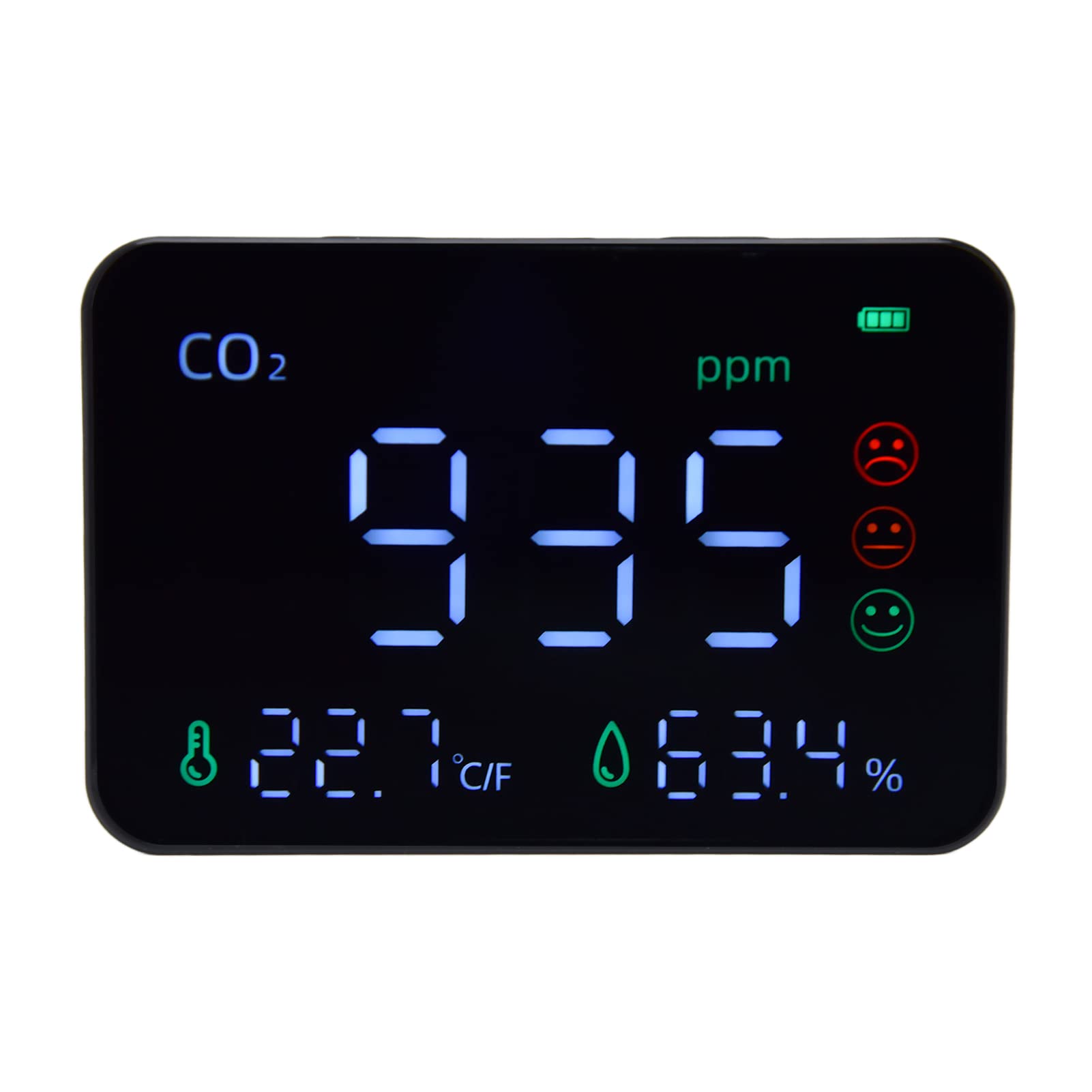 Buy Indoor Air Quality Monitor, Tester for CO2 Temperature and Relative Humidity and Indoor CO2