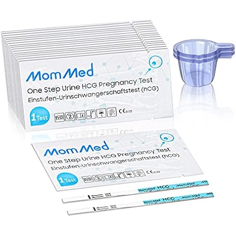Pregnancy Test Strips (HCG20) with 20 Free Urine Cups, Reliable and Quick Pregnancy Tests Early Detection, Early Pregnancy Tests, Fertility Test for Women Cover