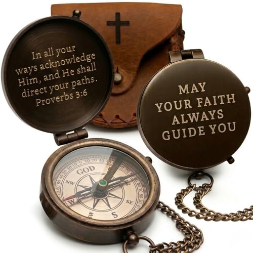 Engraved Scripture Compass
