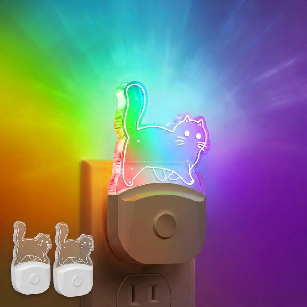 DORESshop Cat Night Light [2 Pack]