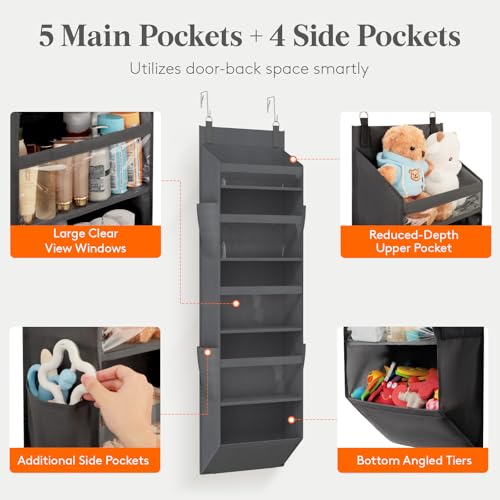 50% Off Lifewit Over the Door Organizer with 4 Side Pockets