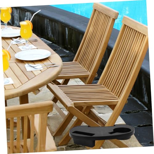 UPKOCH Bandeja Portavasos para Silla Reclinable Soporte Bebidas Portátil de Plástico Ligero Accesorio para Sillas de Descanso Plegables para Oficina y Actividades al Aire