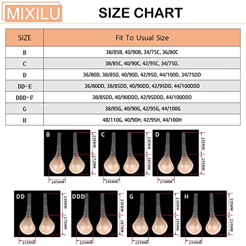 Sticky Bra for Large Breasts, Invisible Lift Up & Push Up with Straps4