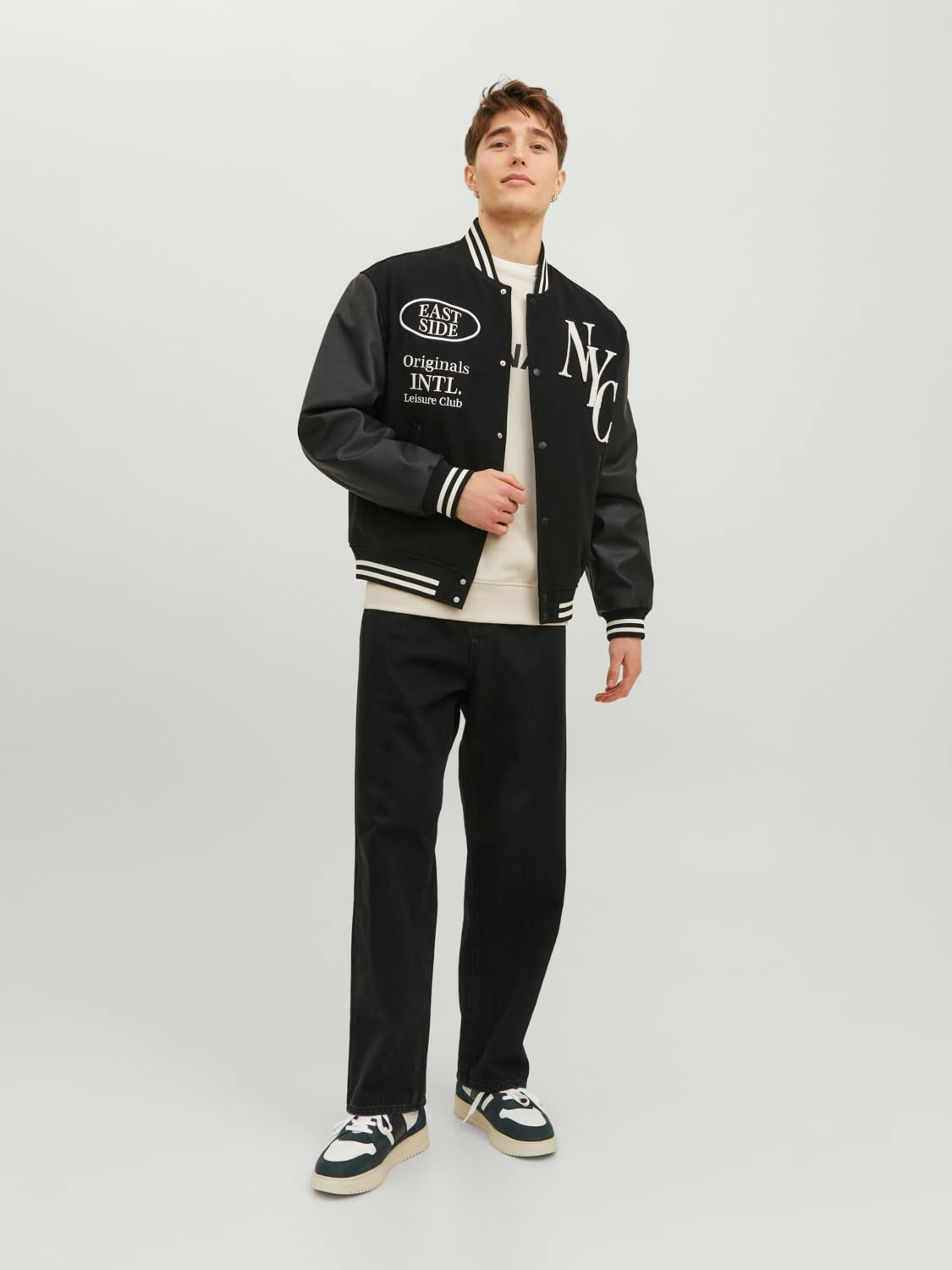 JACK & JONES Male Baggy Fit Jeans JJIALEX JJORIGINAL SBD 755 LN Baggy Fit Jeans