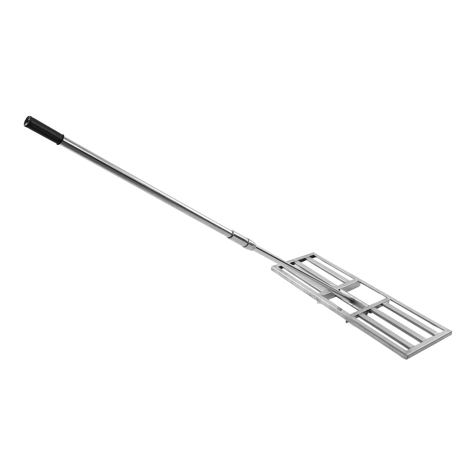 Generic Rastrillo Nivelador de Césped de Acero Inoxidable Nivelador de Césped Eficiente para y Jardín para Ahorrar Mano de Obra