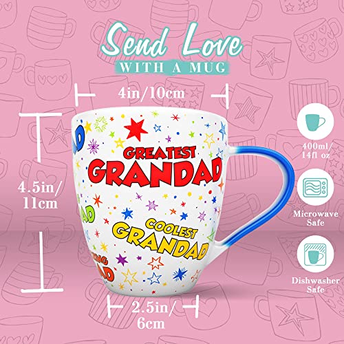 Love Mug: Taza para abuelo, taza de café para abuelo, regalos de Pascua para abuelo, taza de té para abuelo, regalos de… - Imagen 4