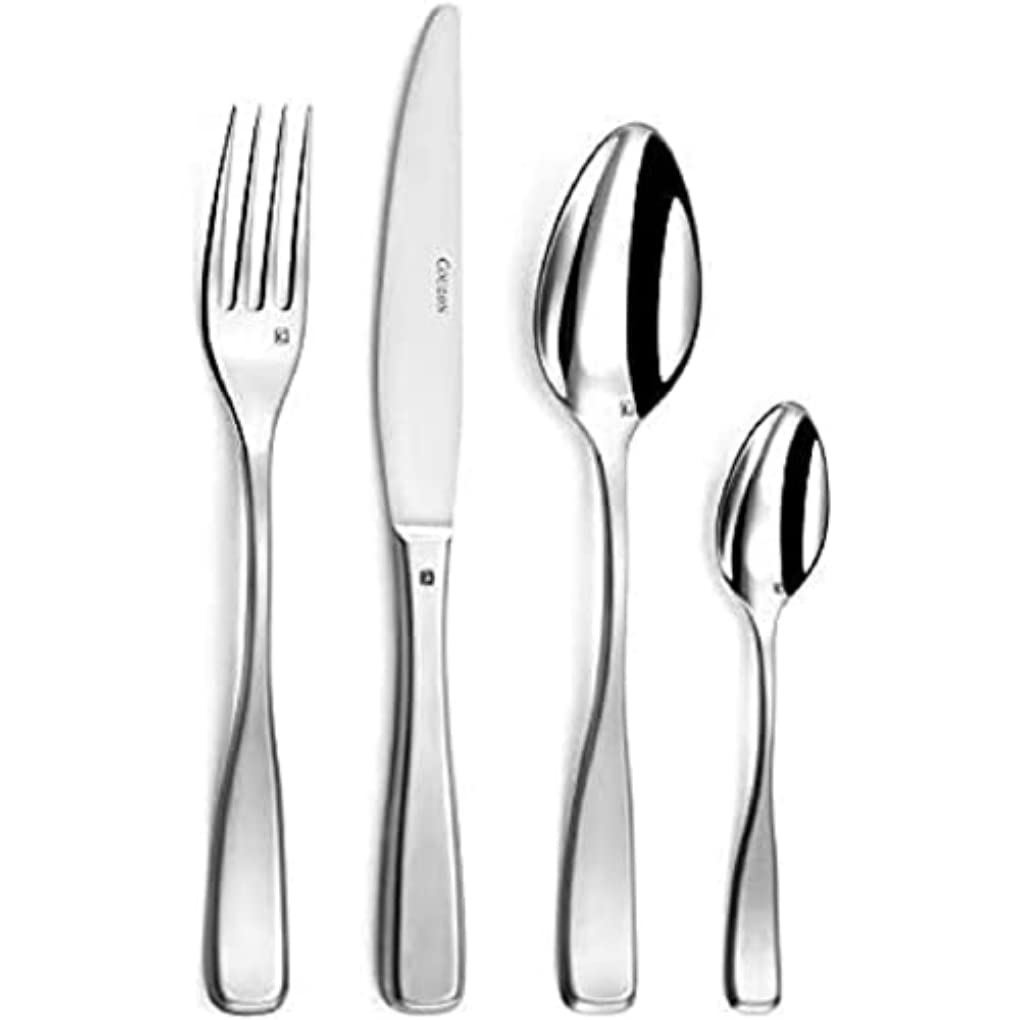 Amefa COUZON C92403WV60E80 Millennium Cutlery Set with 48 Pieces in Wooden Box, Stainless Steel