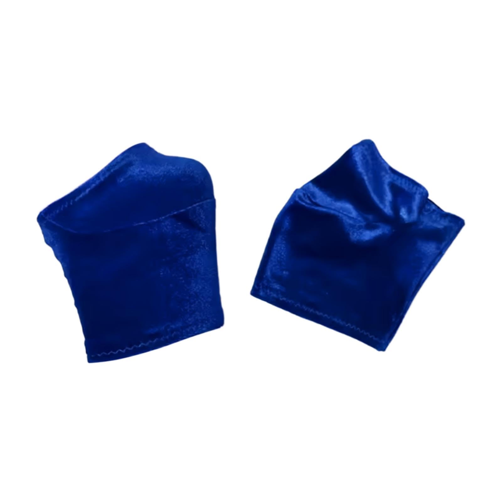 2 Pezzi Copriscarpe in Velluto Resistenti All'usura, Protezioni per Scarpe Da Spogliarellista, Antigraffio, Antiscivolo, Adatti per L'uso, Blue M