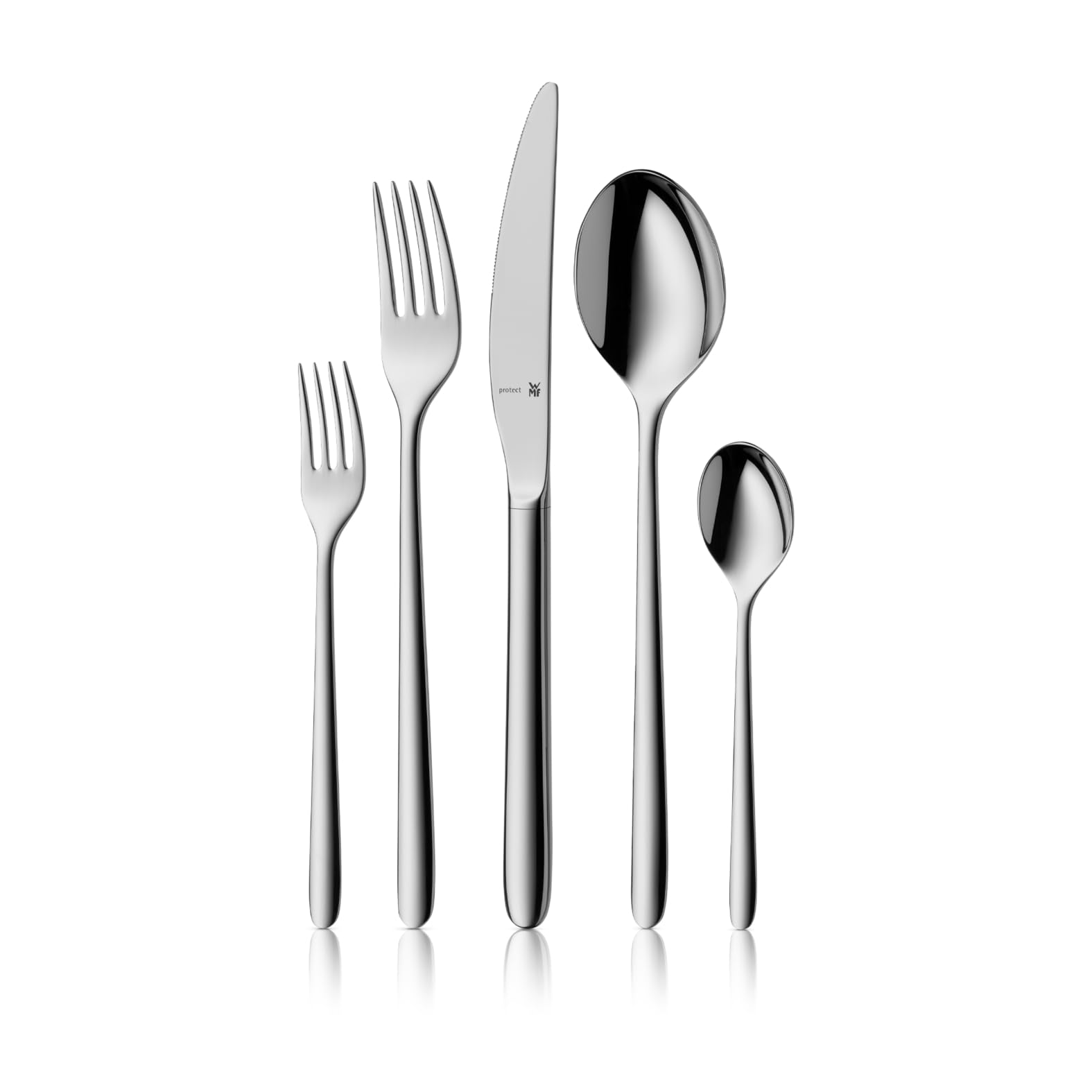 WMF Flame Plus Edelstahl-Besteckset für 6 Personen, 30-teilig