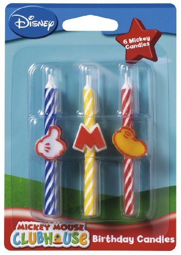 Mickey Mouse Icon Birthday Candles