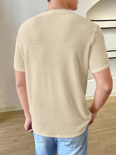 Image of Noble Monk Men's Poly Cotton Solid Regular Fit T-Shirt
