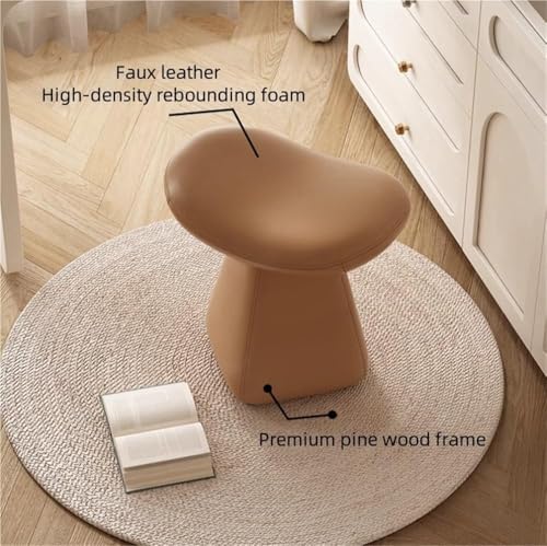 Taburete de tocador ergonómico para evitar malas posturas al maquillarse en el cuarto 6
