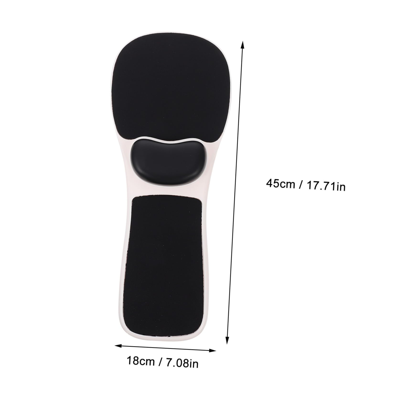 Homoyoyo 1pezzi Scheda Di Estensione Per Scrivania Scheda Di Supporto Per Gomiti Supporto Per Mani Realizzato in Memory Foam e Materiali Plastici Ergonomico Resistente Per Prolungato