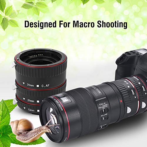 Macro Lens Adapter Ring Lens Adapter Ring Kunststof Lichtgewicht Eenvoudige Structuur Automatisch Scherpstellen Macro… - Afbeelding 3