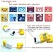 12 PCS Cute Pencil Erasers,Animal Pencil Eraser Shaving Roller Case for Easy Pick Up and Removal,Animal Themed Fun Party Favor and School Supplies for Kids,Christmas stocking filled gift