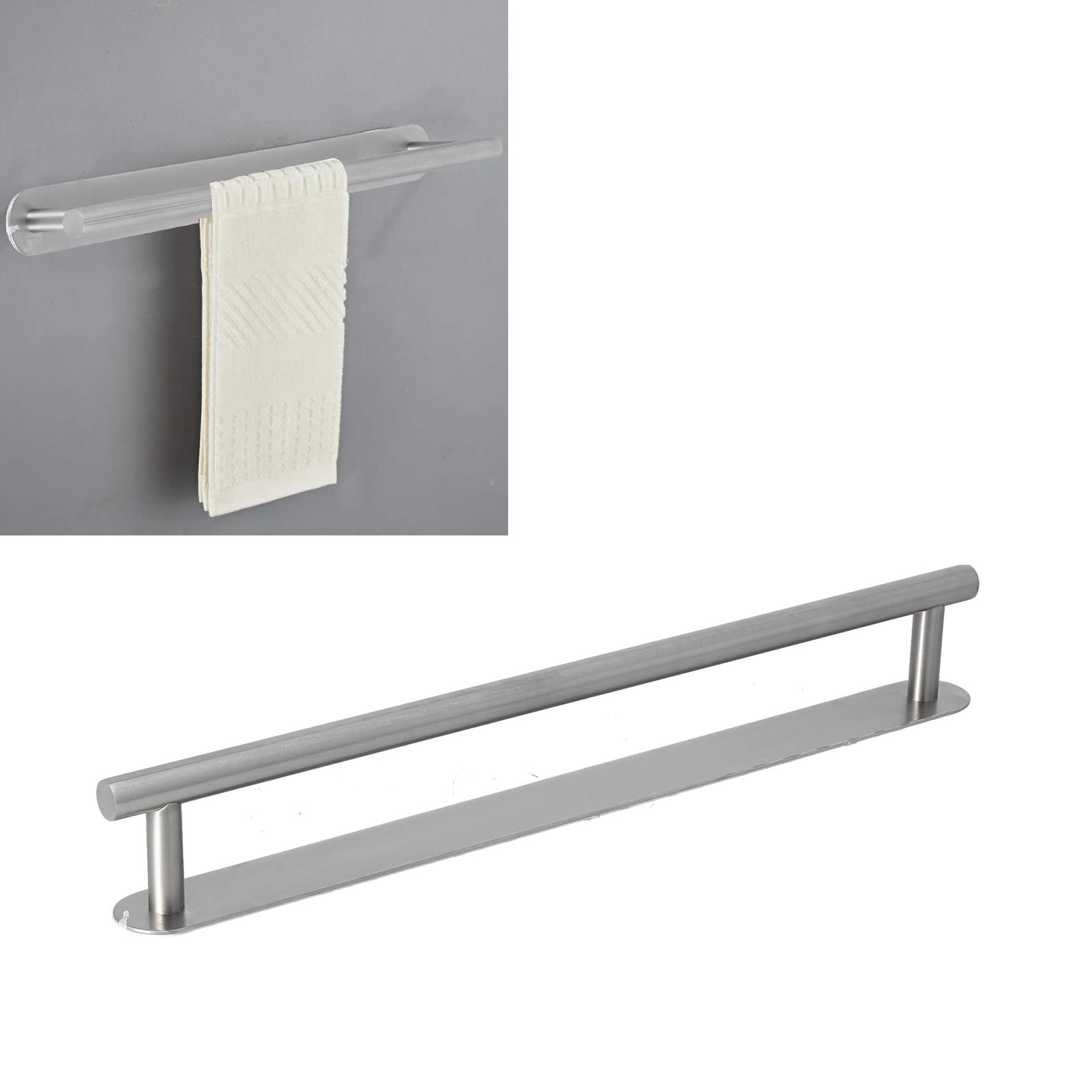 Toallero de Acero Inoxidable 304 de Pared para Baño y Cocina (60cm)