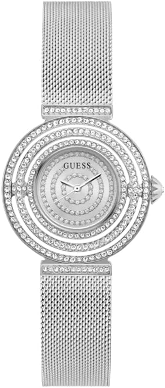 Guess Ladies Ribbon Silver Dial Watch main image 1