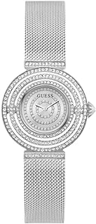 Ladies 36mm Watch - Silver Tone Strap Silver Dial Silver Tone Case