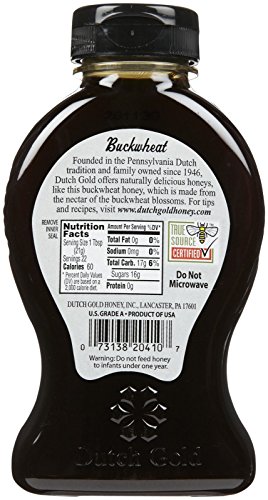 Miel Buckwheat Dutch Gold, frasco, 16 oz miniatura 2