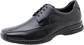 Sapato Smart Comfort Air Spot Preto Cadarço