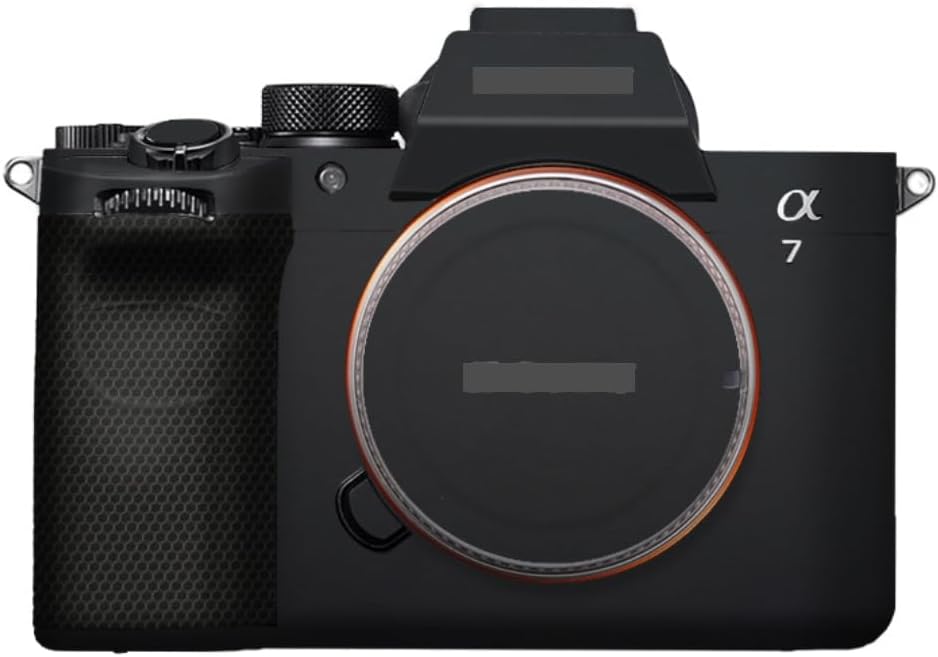 A7M5 Anti-Scratch Camera Cover Decal Skin for Sony ILCE-7M5 / A7 V Camera A7V Protector Wrap Cover Film Sticker Accessories (Matte Black, for Sony A7V/A7M5)