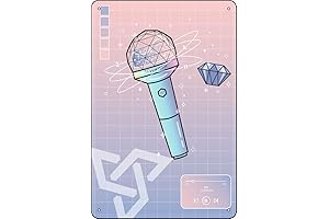 SEVENTEEN Caratbong 2 K-pop Light Stick Metal Tin Sign Wall Decor