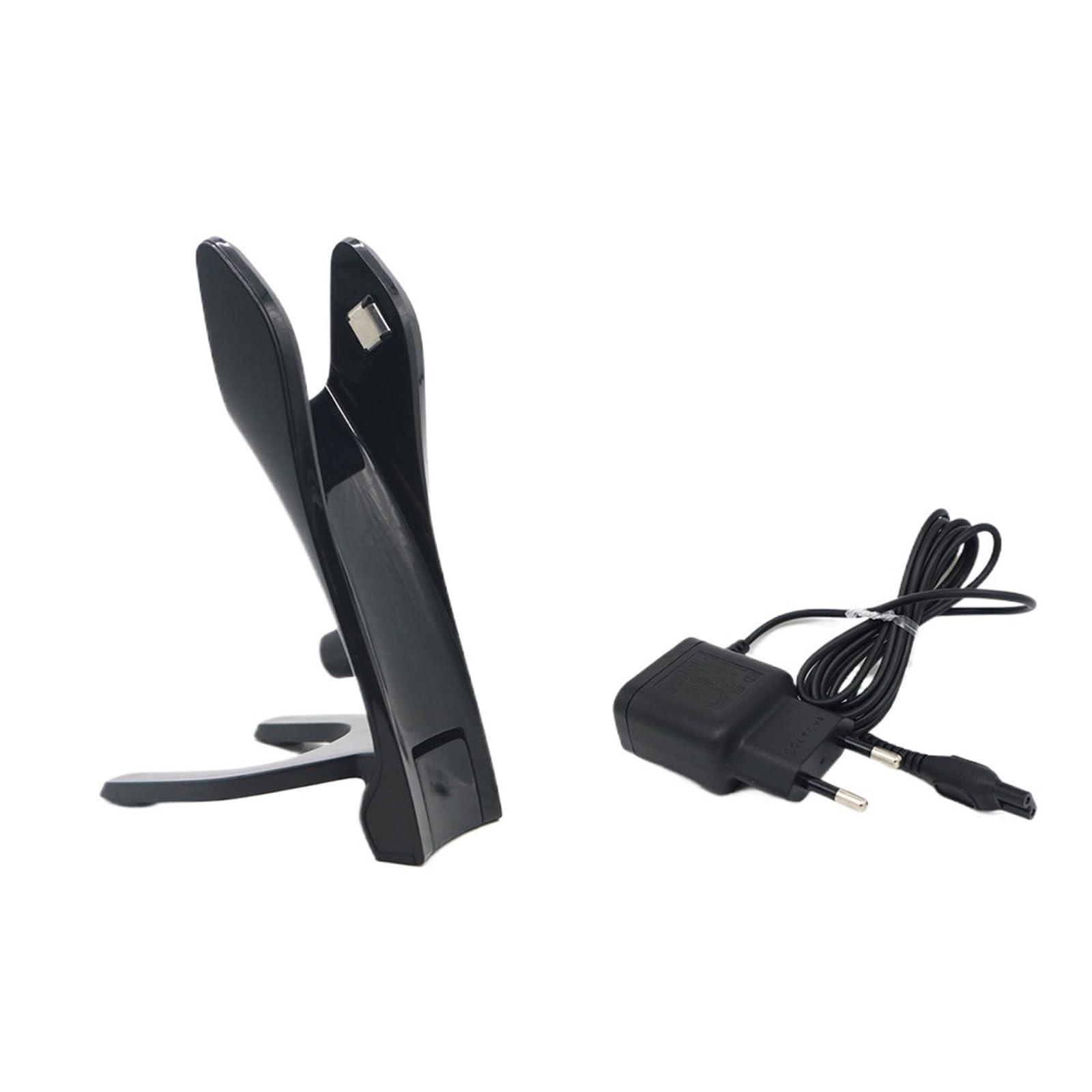 Soporte De Cargador Con 15V 5,4W 2 Clavijas HQ8505 EU Cargador Afeitadora Cortadora, Compatible Con Philips, QS6140 QS6141 QS6160 QS6161 QS6162(EU Charger and Stand)