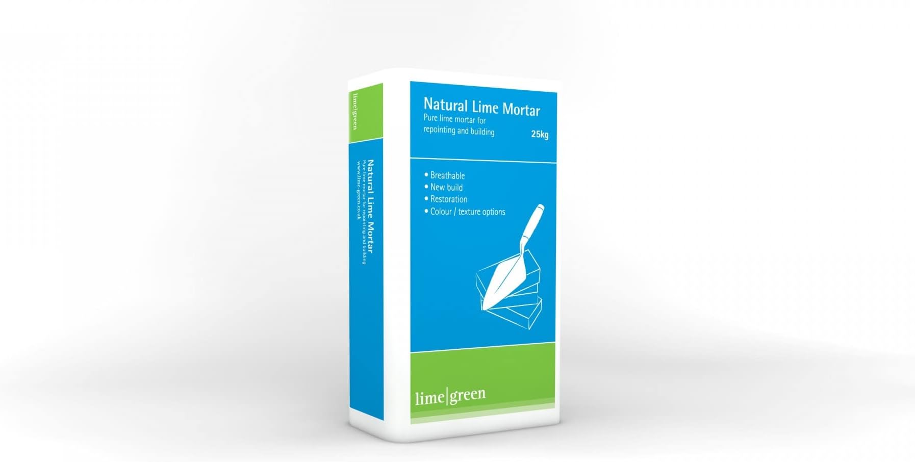 Lime Green Natural Hydraulic Lime Mortar Buff (Medium Mortar) NHL 3.5 (25Kg)