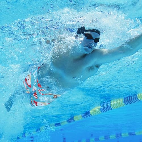 Traje de baño de Navidad para natación invernal y entrenamientos festivos de hombre 5