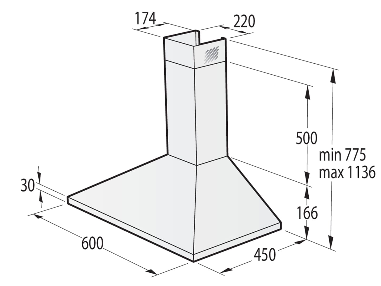 Gorenje WHC629E4X-DE Wandhaube 60 cm Edelstahl