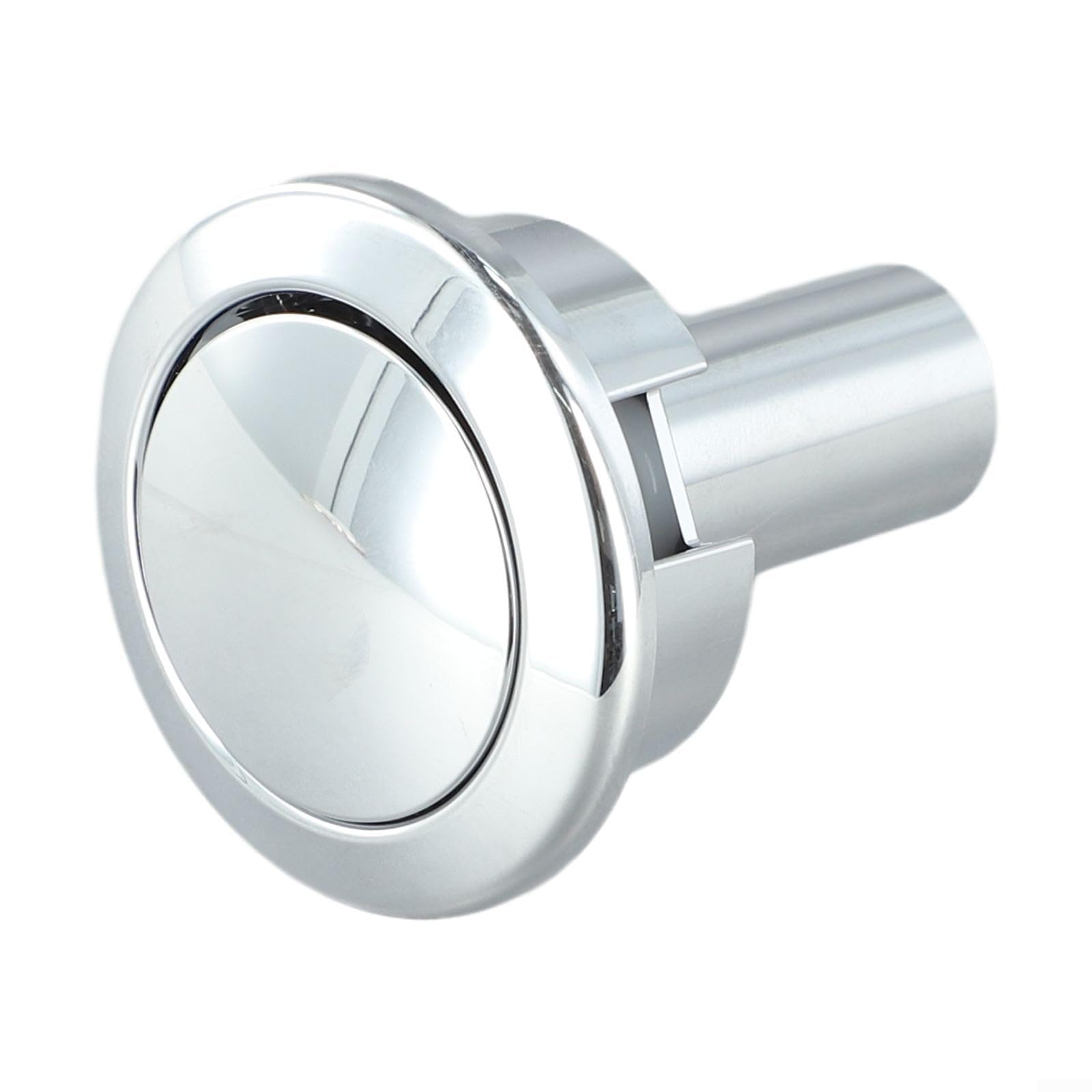 For Siamp Storm 33A Toilet Push Button Flush, Chrome Finis Replacement Toilet Flush Button Fit For Standard Cistern Holes, Ranging From 38mm To 44mm In Diameter(Silver 48mm)