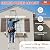 Grefinity 10.5 FT Aluminum Telescoping Ladder, One Button Retraction Extension Ladder, 375 lbs Load Capacity with Non-Slip Wide Feet, Compact Portable for Indoor Outdoor Use, RV, Attic and Roof Use