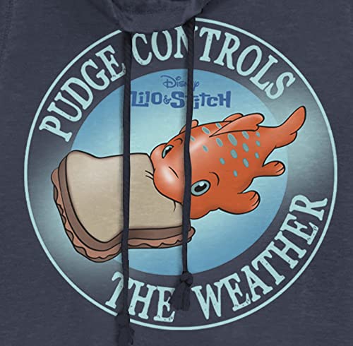 Disney Lilo & Stitch Pudge Weather Women's Long Sleeve Cowl Neck Pullover2