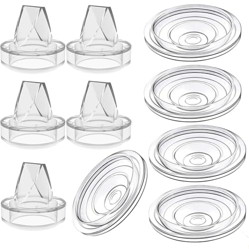 Image of 5Pack Silicone Diaphragm & 5Pack Silicone Duckbill Valve Compatible with S9 / S12 / S9Pro / S12Pro Wearable Breast Pump, Electric Breast Pump Replacement Parts Accessories(10Piece Set)