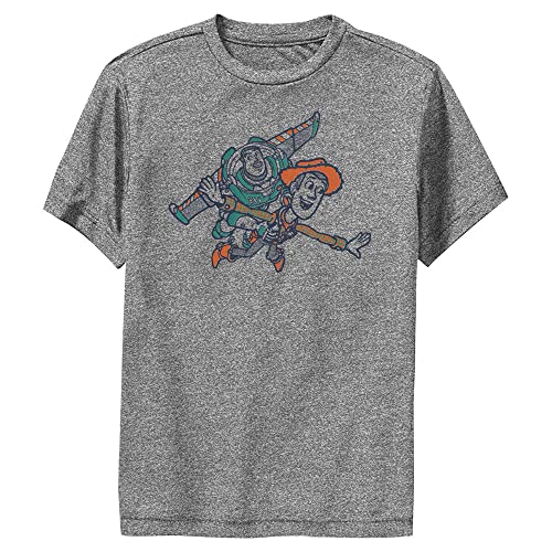 T-shirt Toy Story Pixar pour garçon Disney anthracite taille S