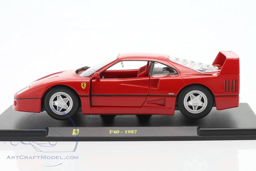 Amazon | フェラーリ ミニカー 1/24 FERRARI F40 1987 (レッド