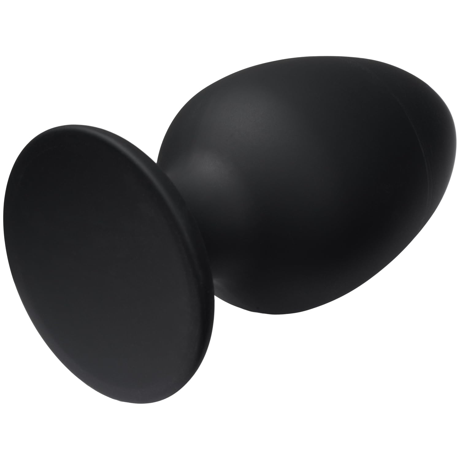 Sinful obaie Thick Jiggle - Plug anale grande in silicone, plug anale XL anale Trainer – plug in silicone per donne uomini e coppie – plug anale dilatatore grande – nero – diametro: 6 cm
